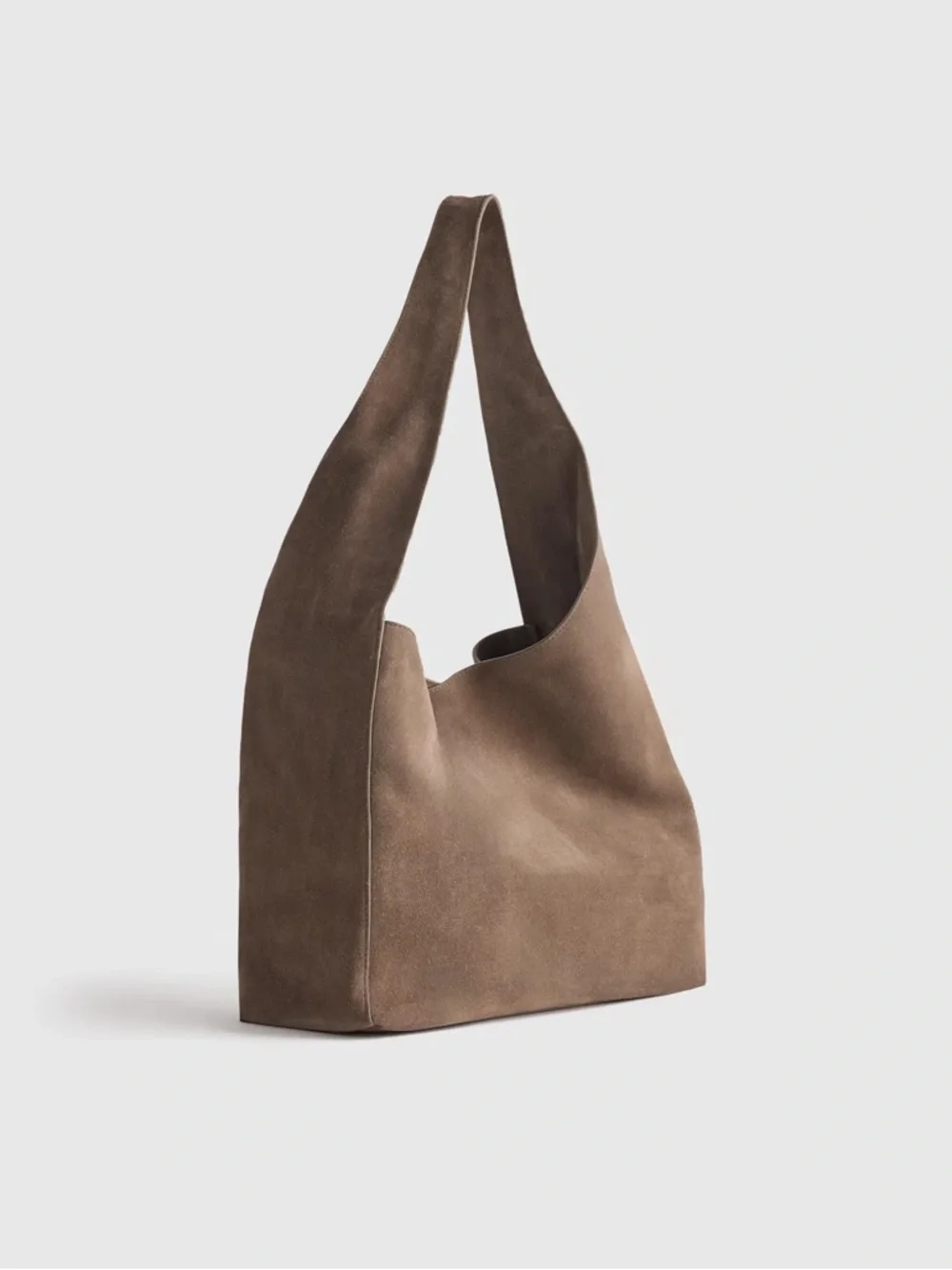 Quince Italian Suede Slouchy Shoulder Bag - Picture 2 of 6
